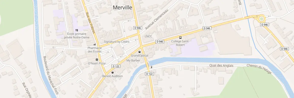 Plan du 56 Pl de la Liberation à Merville