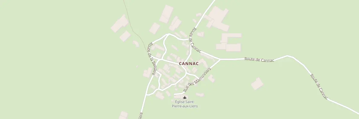 Plan du 5235 Cannac à Durenque