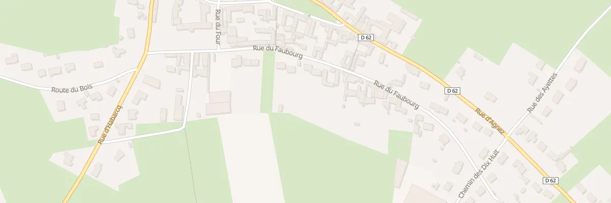 Plan du 5000F Rue du Faubourg à Haute-Avesnes