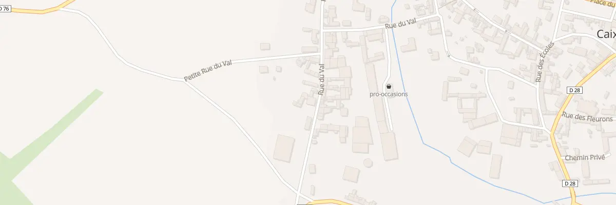 Plan du 5086 Rue du Val à Caix