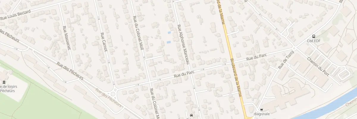 Plan du 102 Rue Alphonse Manceau à Vaires-sur-Marne
