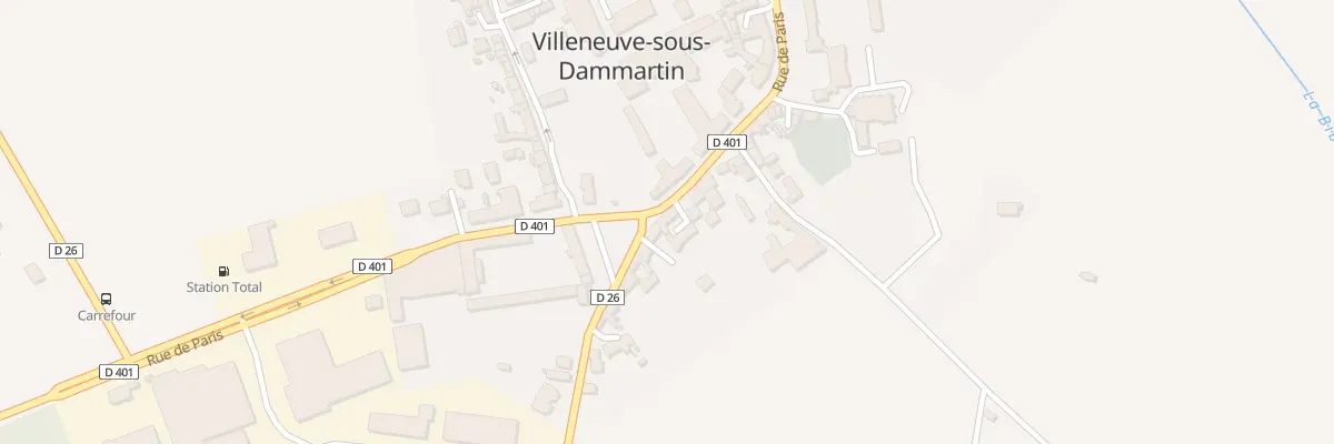 Plan du 2 Cour Jean Baptiste Fevre à Villeneuve-sous-Dammartin