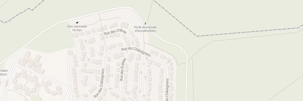 Plan du 25 Rue des Châtaigniers à Roissy-en-Brie