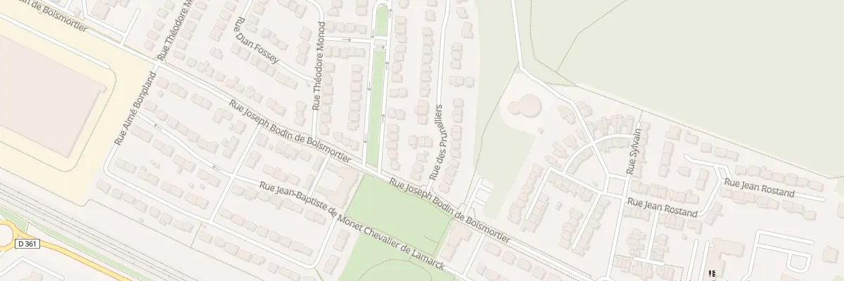 Plan du 36 Rue des Prunelliers à Roissy-en-Brie