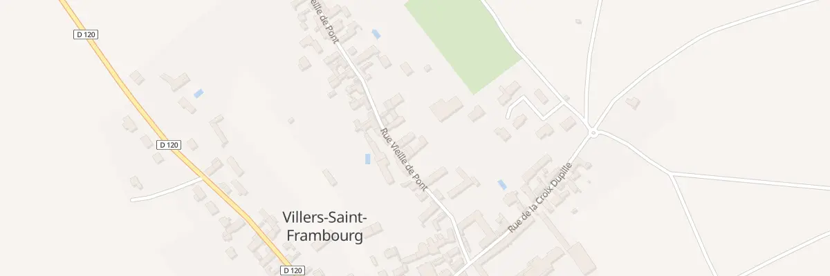 Plan du 5 Rue Vieille de Pont à Villers-Saint-Frambourg-Ognon