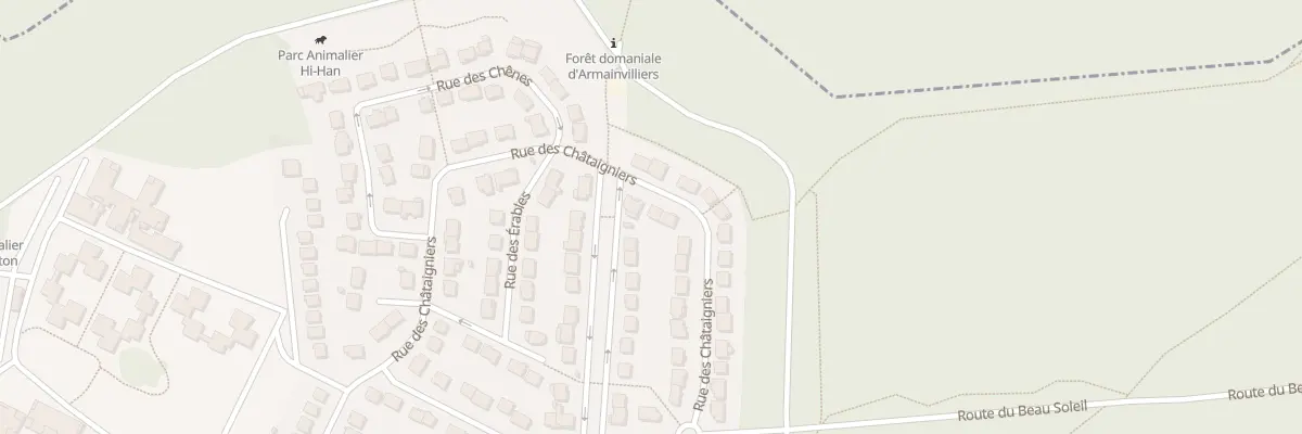 Plan du 30 Rue des Châtaigniers à Roissy-en-Brie