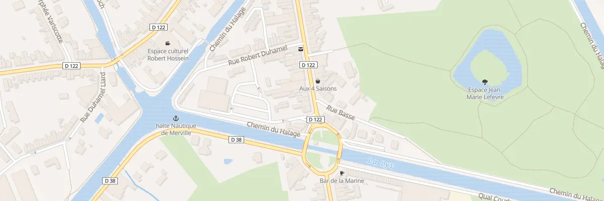 Plan du 56 Rue du Gen de Gaulle à Merville