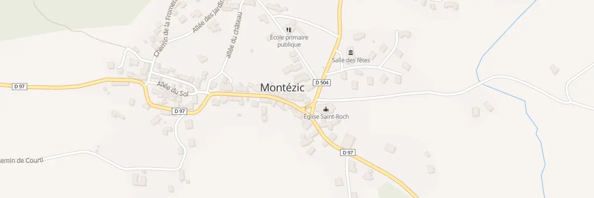 Plan du 4 Rue Principale à Montézic