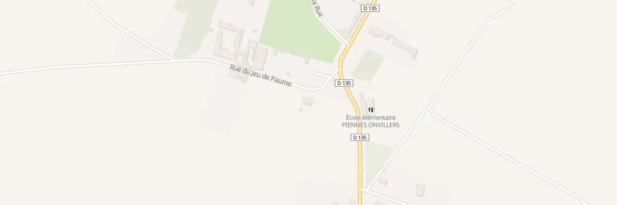 Plan du 1 Rue du Jeu de Paume à Piennes-Onvillers