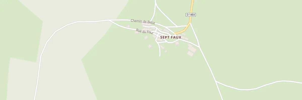 Plan du 5176 Sept Faux au Soulié