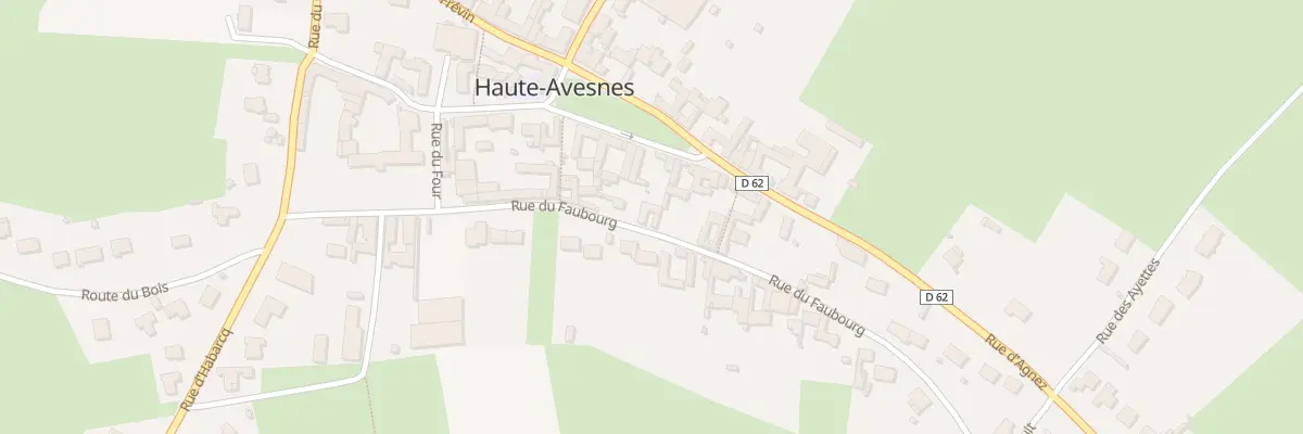 Plan du 8 Rue du Faubourg à Haute-Avesnes