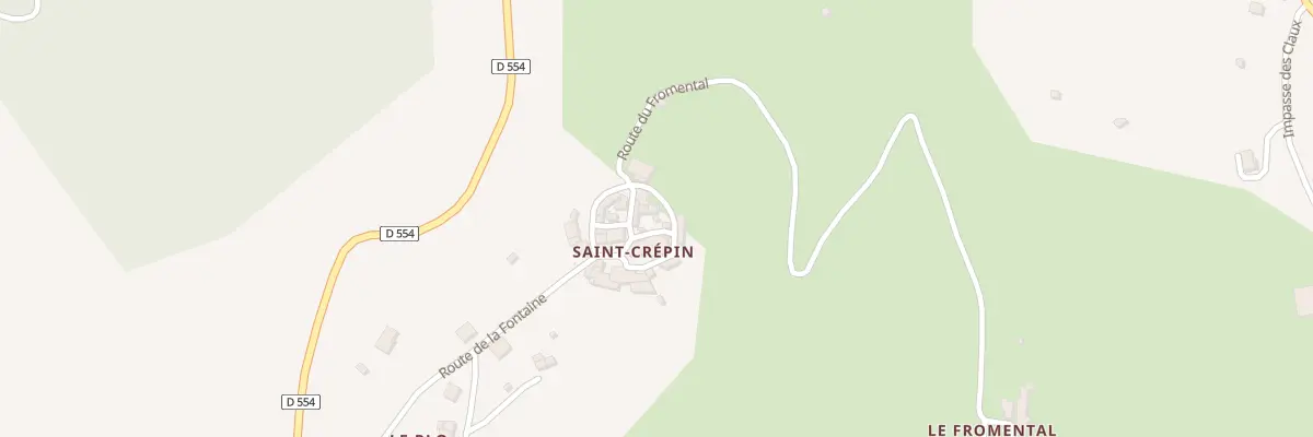 Plan du 5486 Saint Crepin à Laval-Roquecezière