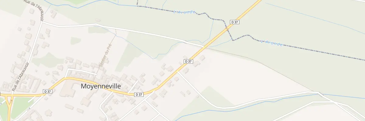 Plan du 406 Rue de Gournay à Moyenneville