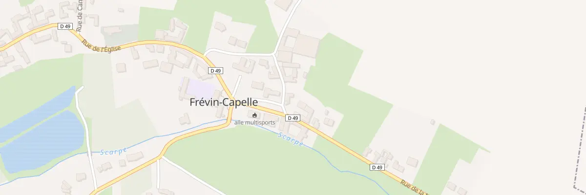 Plan du 1 Rue du Vent de Bise à Frévin-Capelle