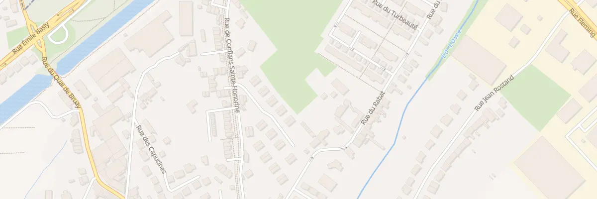 Plan du 199 Rue du Rabat à Béthune