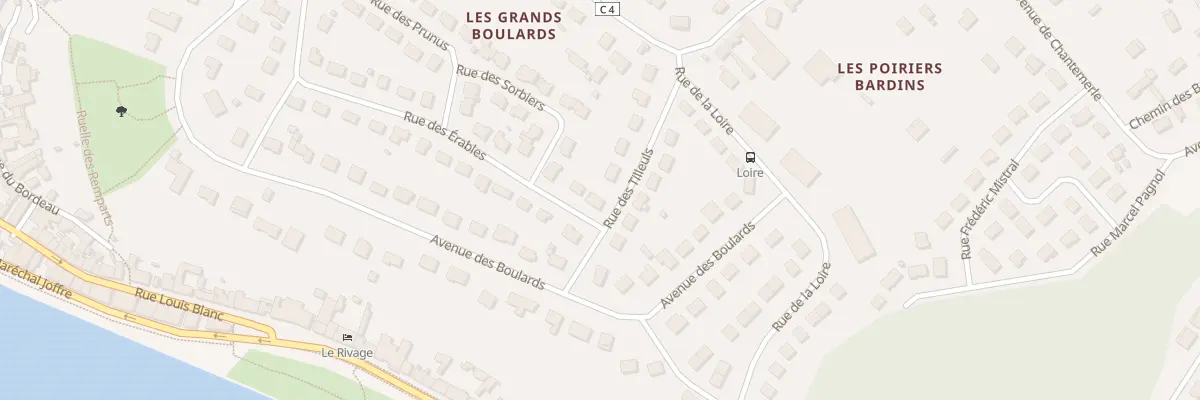 Plan du 2 Rue des Erables à Gien