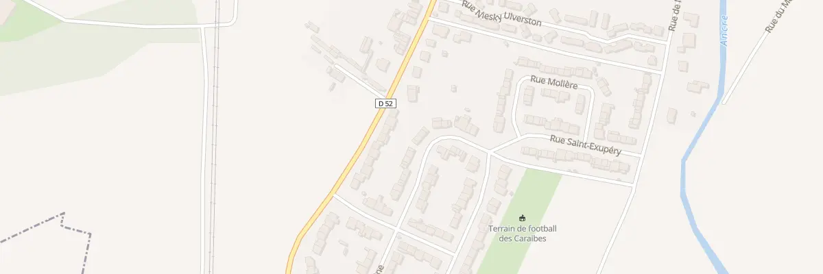 Plan du 18 Rue Verlaine à Albert