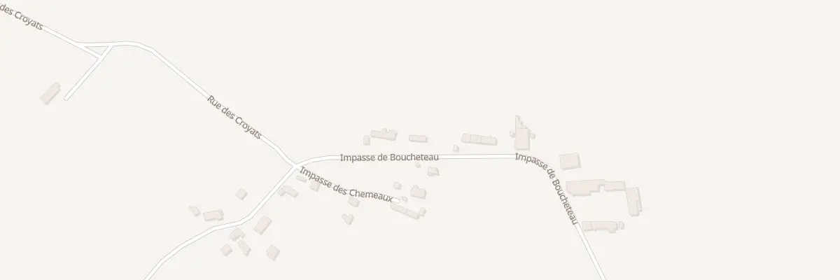 Plan du 3 Imp de Boucheteau à Bussy