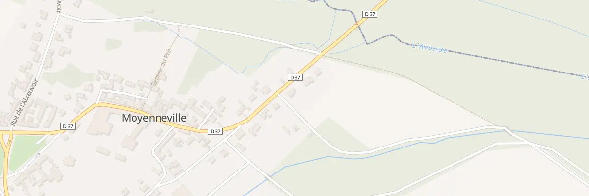 Plan du 381 Rue de Gournay à Moyenneville