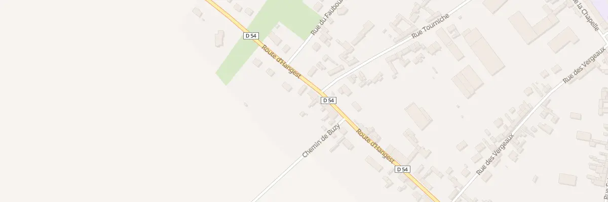 Plan du 55 Rue d’Hangest à Arvillers