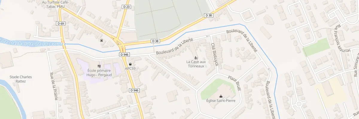 Plan du 81 Bd de la Liberte à Merville