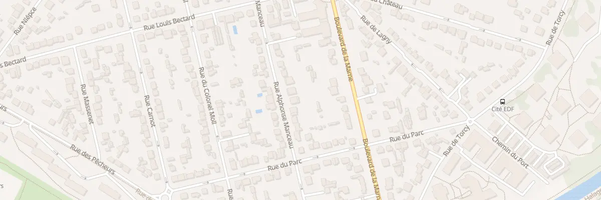 Plan du 85 Rue Alphonse Manceau à Vaires-sur-Marne