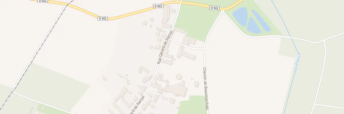 Plan du 34 Rue Gerard de Nerval (Loisy) à Ver-sur-Launette