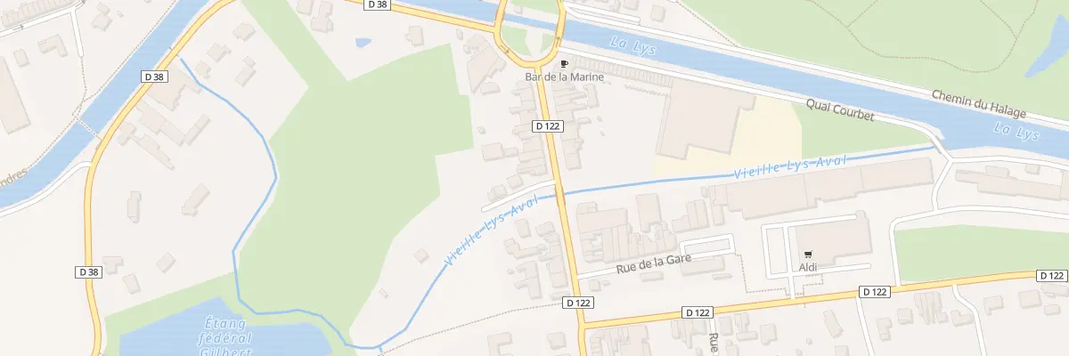 Plan du 96 Rue du Gen de Gaulle à Merville