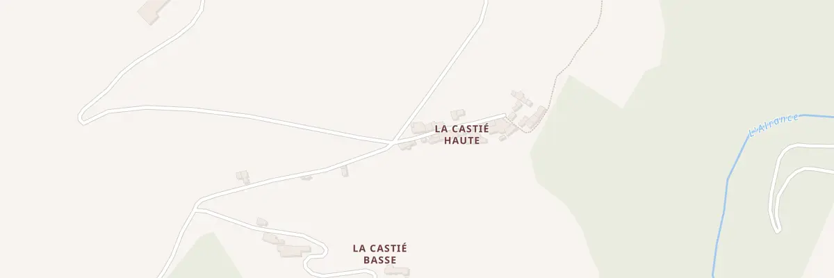 Plan du 5176 La Castie à Brousse-le-Château