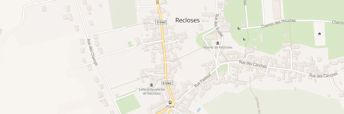 Plan du 54 Rue Grande à Recloses