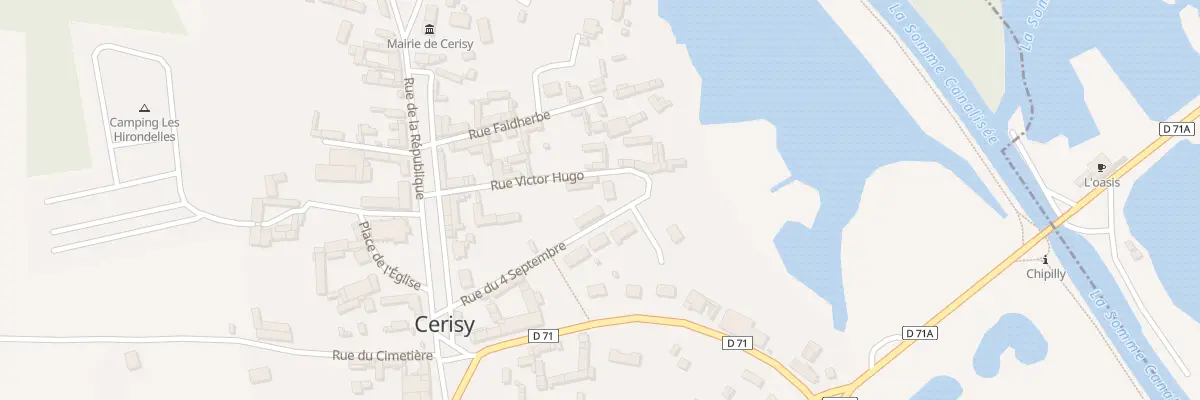 Plan du 2 Rue Victor Hugo à Cerisy