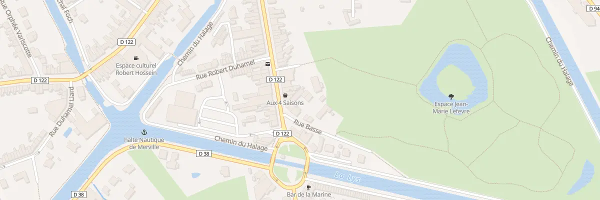 Plan du 55 Rue du Gen de Gaulle à Merville
