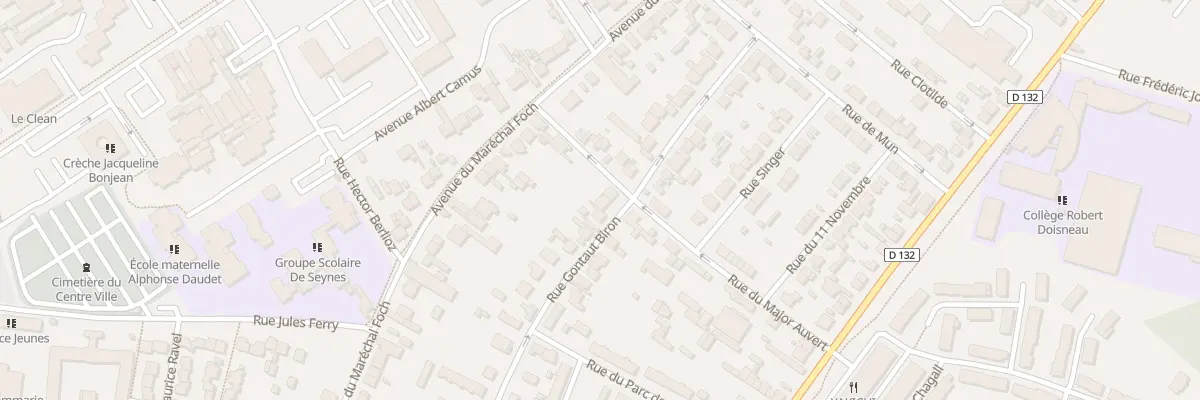 Plan du 176 Rue Gontaut Biron à Dammarie-les-Lys