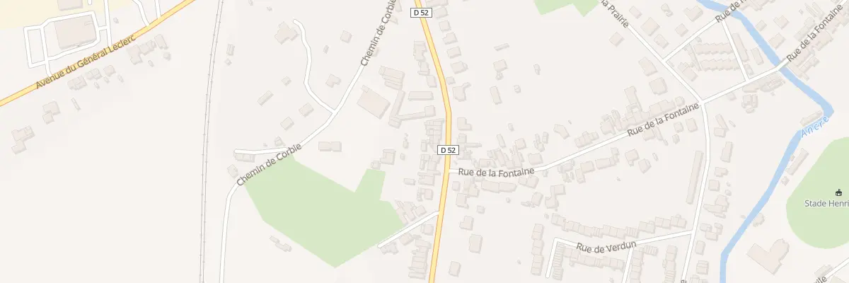 Plan du 64 Rue de Dernancourt à Albert