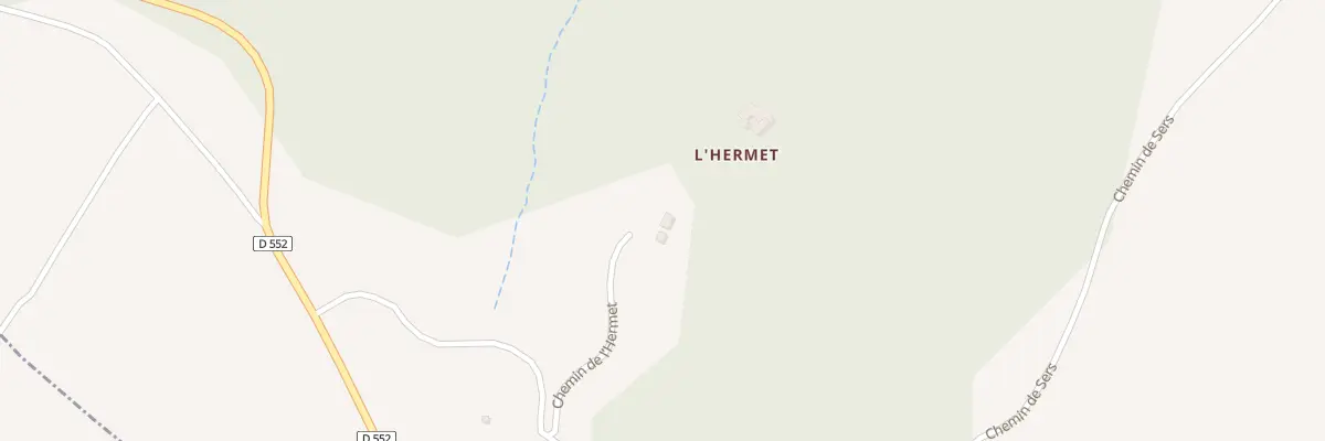 Plan du 5070 L’Hermet à Montclar
