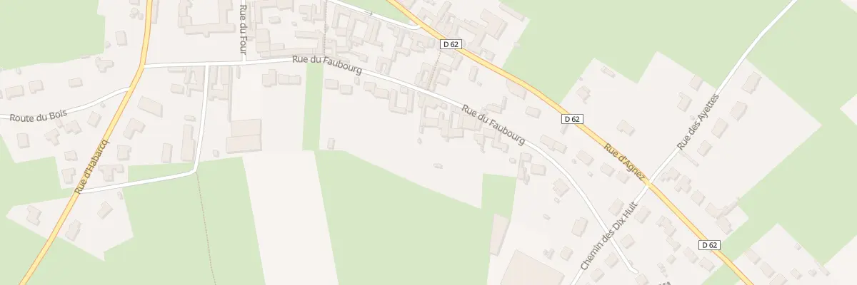 Plan du 29 Rue du Faubourg à Haute-Avesnes