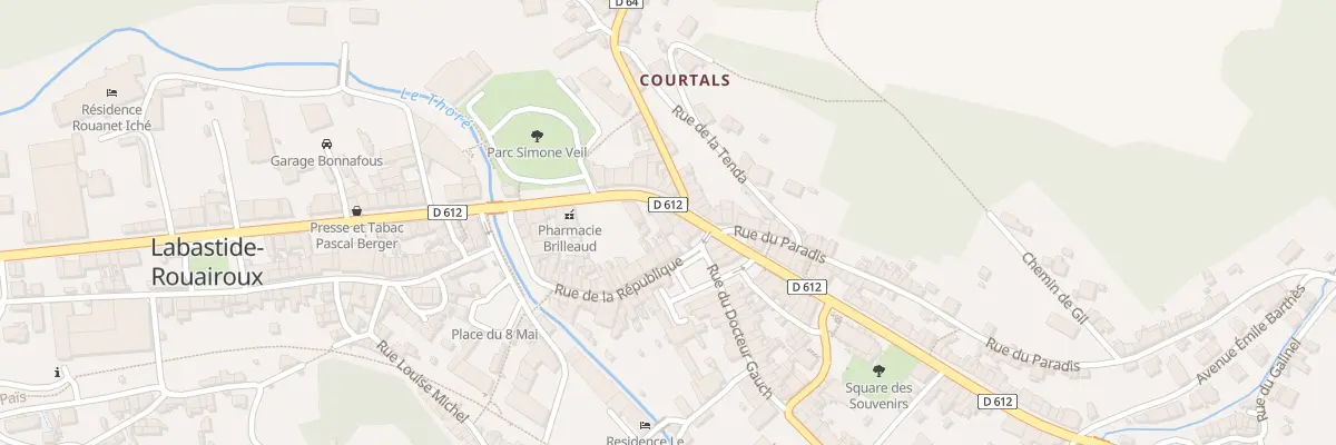 Plan du 92B Bd Carnot à Labastide-Rouairoux