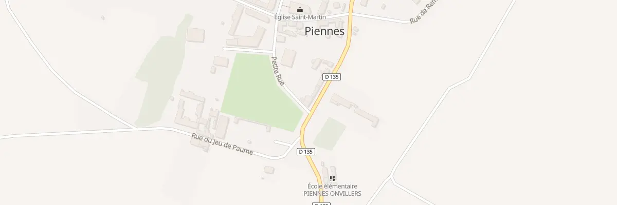 Plan du 5 Vc Grande Rue à Piennes-Onvillers
