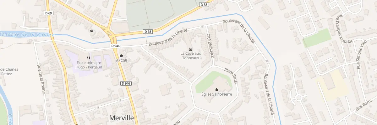 Plan du 10 Rue du Cap Wambergue à Merville