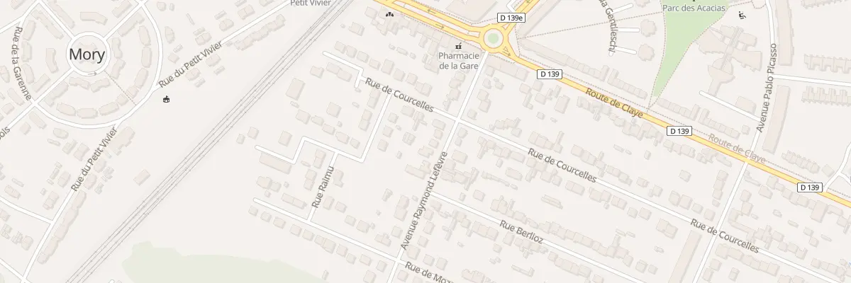Plan du 18 Av Raymond Lefevre à Mitry-Mory