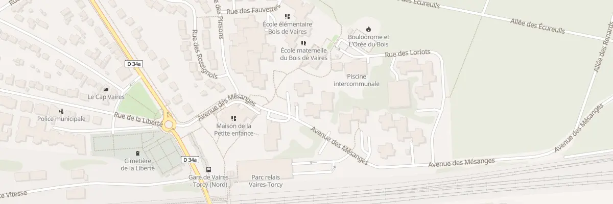 Plan du 13 Av des Mésanges à Vaires-sur-Marne