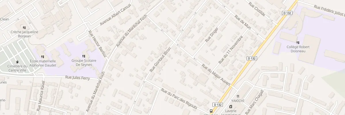 Plan du 195 Rue Gontaut Biron à Dammarie-les-Lys