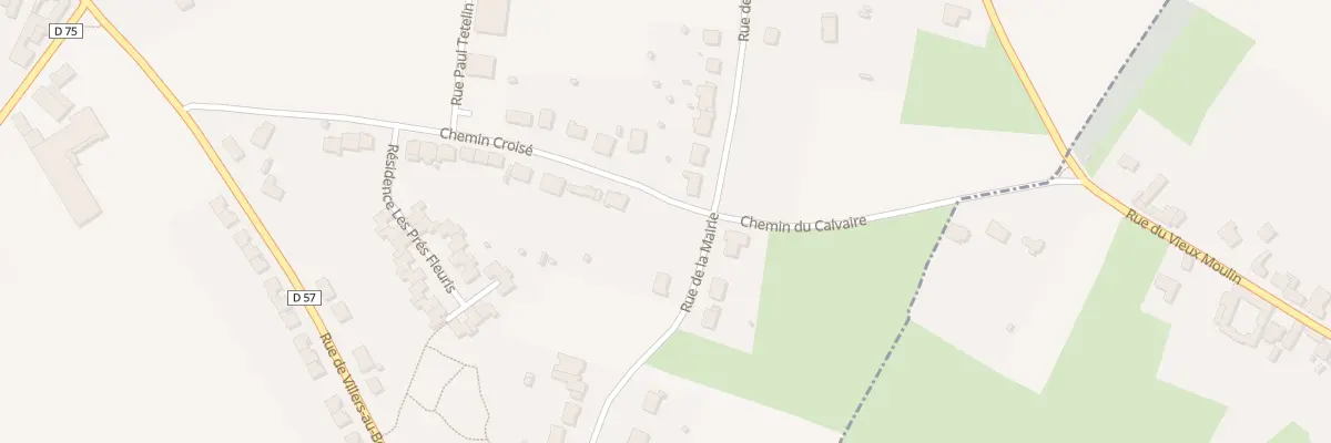 Plan du 1B Chemin Croisé à Servins