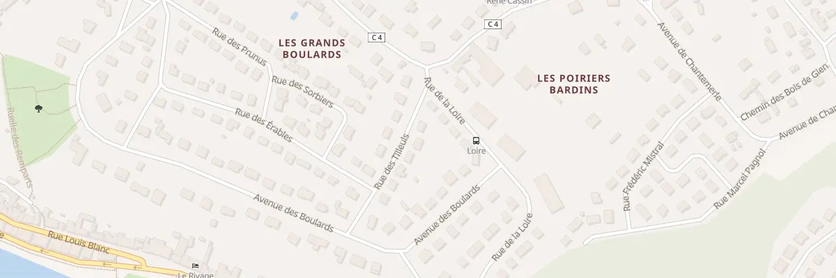 Plan du 12 Rue des Tilleuls à Gien