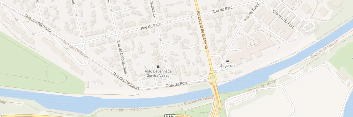 Plan du 107 Rue Alphonse Manceau à Vaires-sur-Marne