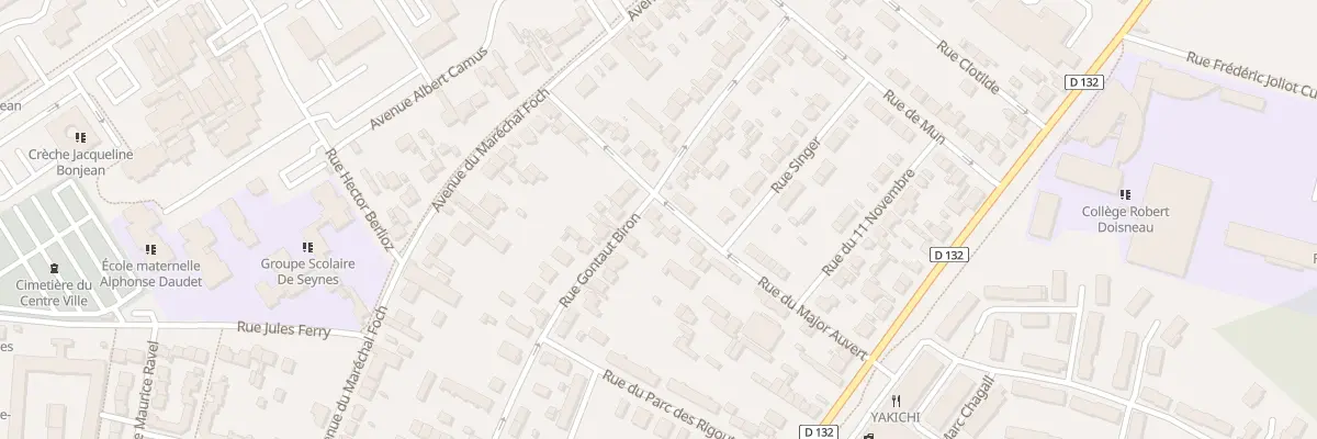 Plan du 177 Rue Gontaut Biron à Dammarie-les-Lys