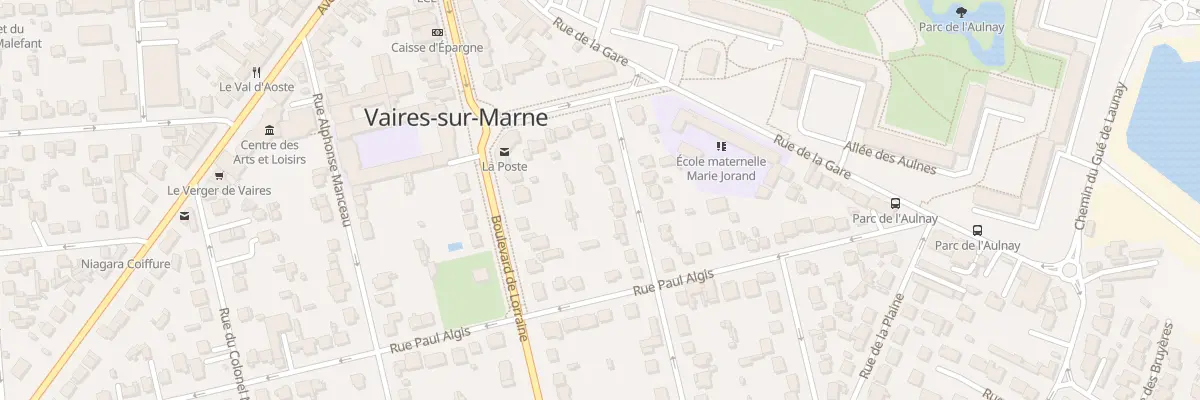 Plan du 12 Rue de Crécy à Vaires-sur-Marne