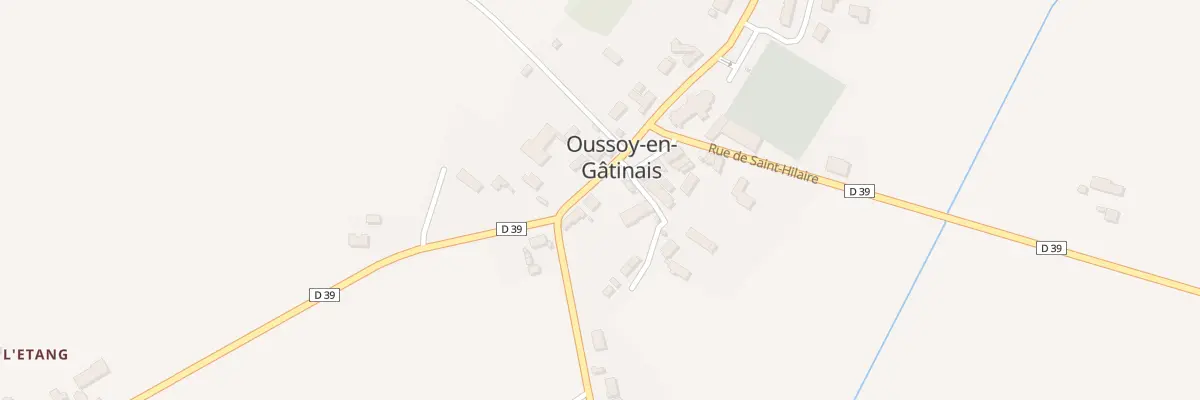Plan du 5015 Le Bourg à Oussoy-en-Gâtinais