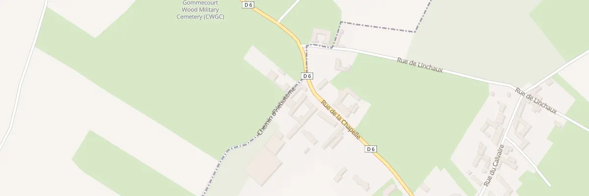 Plan du 17 Rue de la Chapelle à Gommecourt