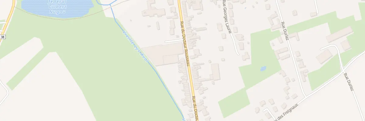 Plan du 8 Rue du Doc Rousseau à Merville